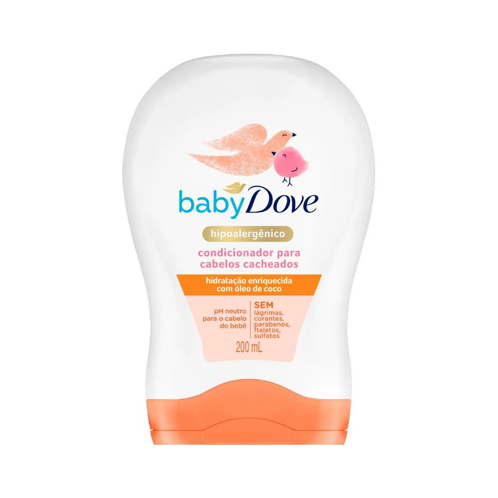 Condicionador Baby Dove Cabelos Cacheados 200ml
