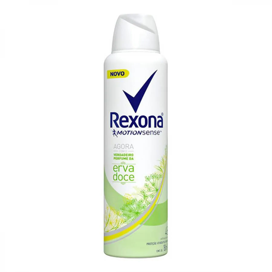 Desodorante Antitranspirante Aerossol Rexona Erva Doce 150ml