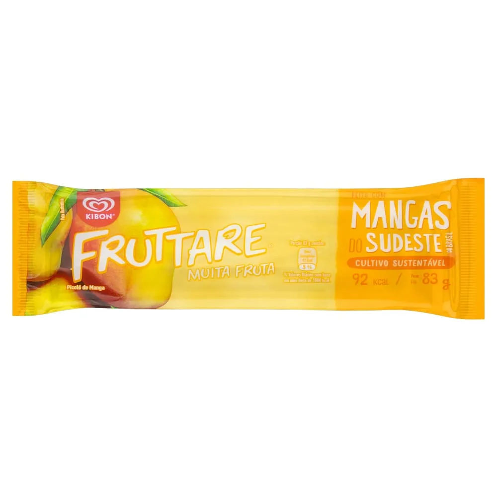 Kibon Sorvete Fruttare 83 Gramas Mangas Do Sudeste Do Brasil Cultivo  Sustentavel