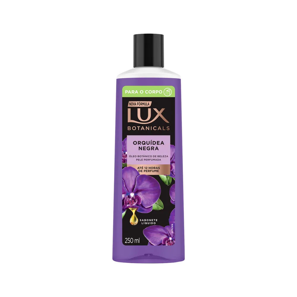 Sabonete Liquido Lux Botanicals Orquidea Negra 250ml