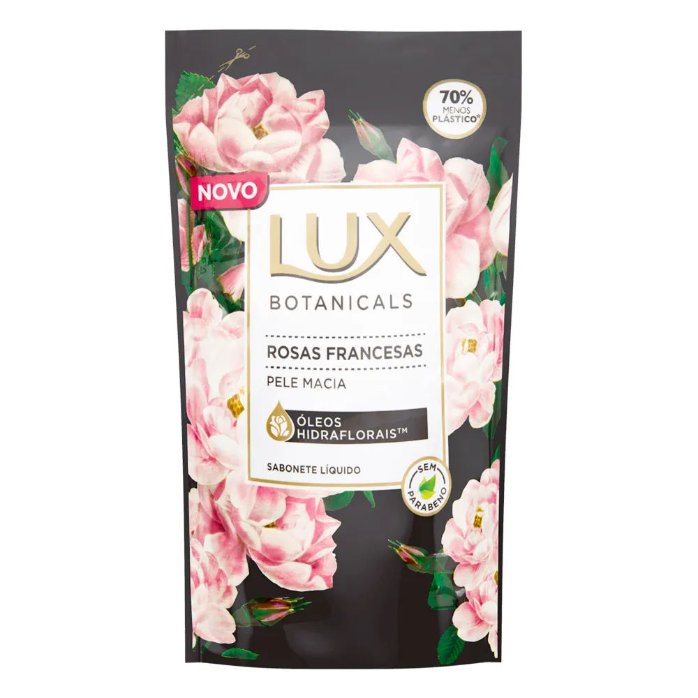 Refil Sabonete Líquido Lux Botanicals Rosas Francesas 200ml