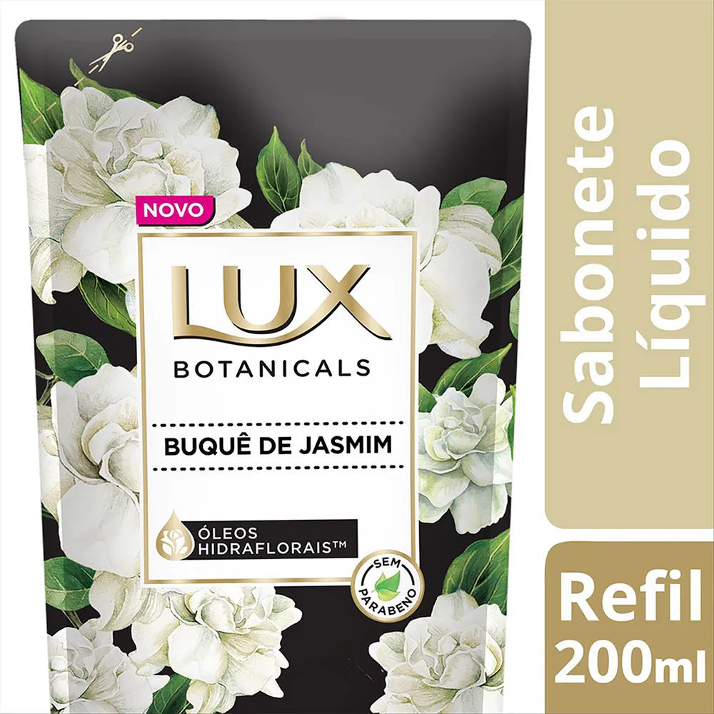 Refil Sabonete Líquido Lux Botanicals Buquê de Jasmim 200ml