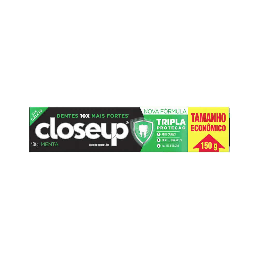 Creme Dental Close Up 150gr Tripla Protecao Menta