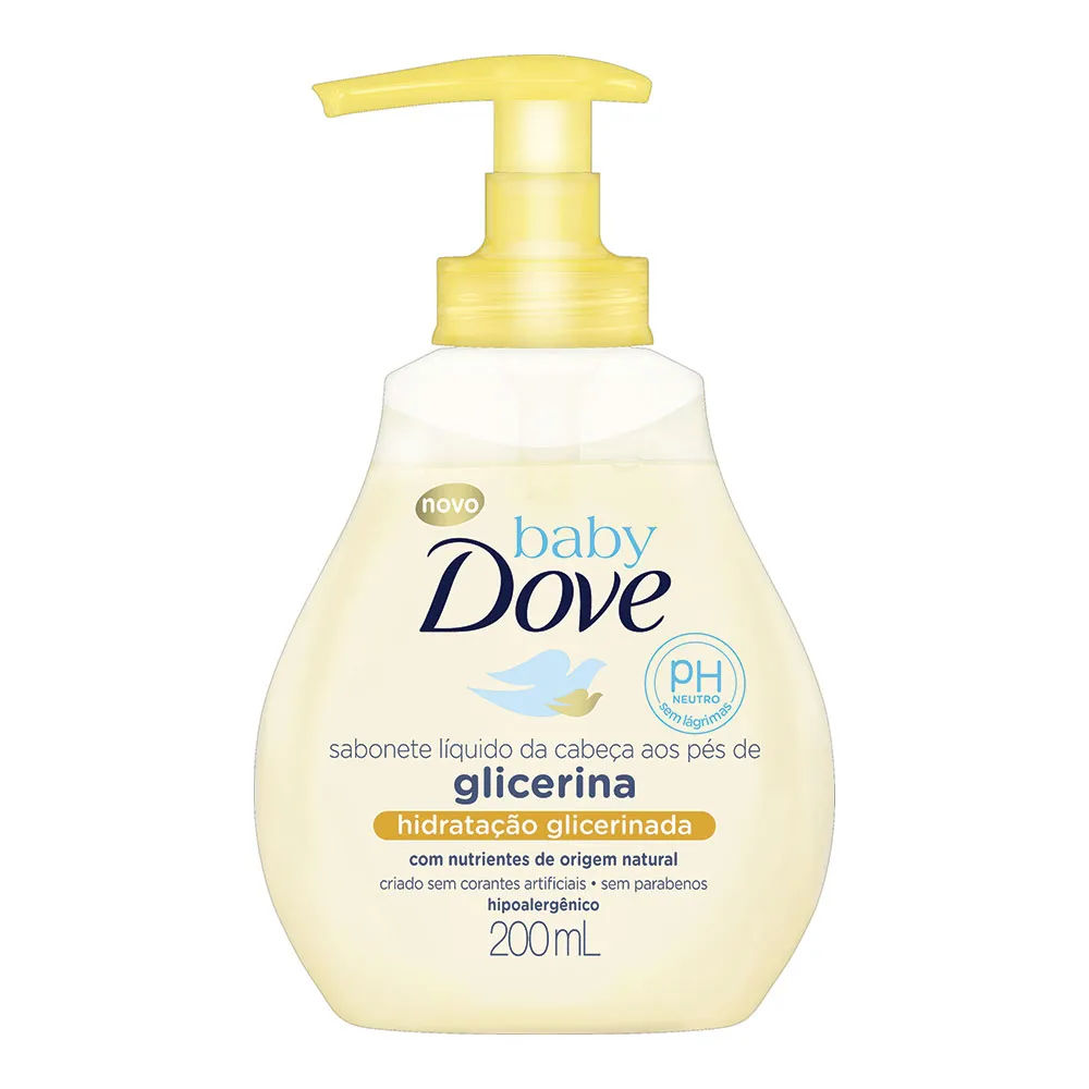 Sabonete Líquido Dove Baby Hidratação Glicerinada com 200ml