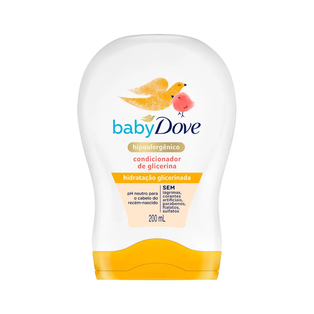 Condicionador de Glicerina Dove Baby Hidratação Glicerinada 200ml