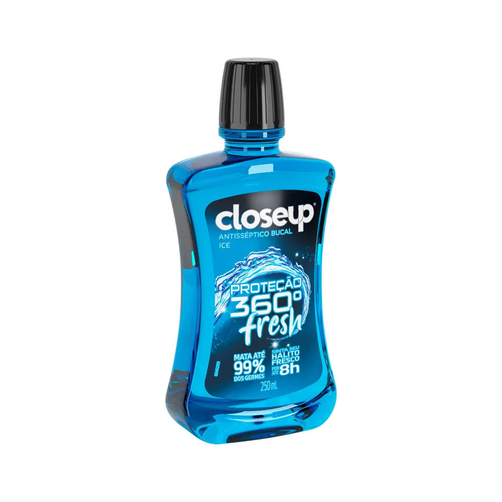 Enxaguante Bucal Close Up 250ml Ice Fresh 360°