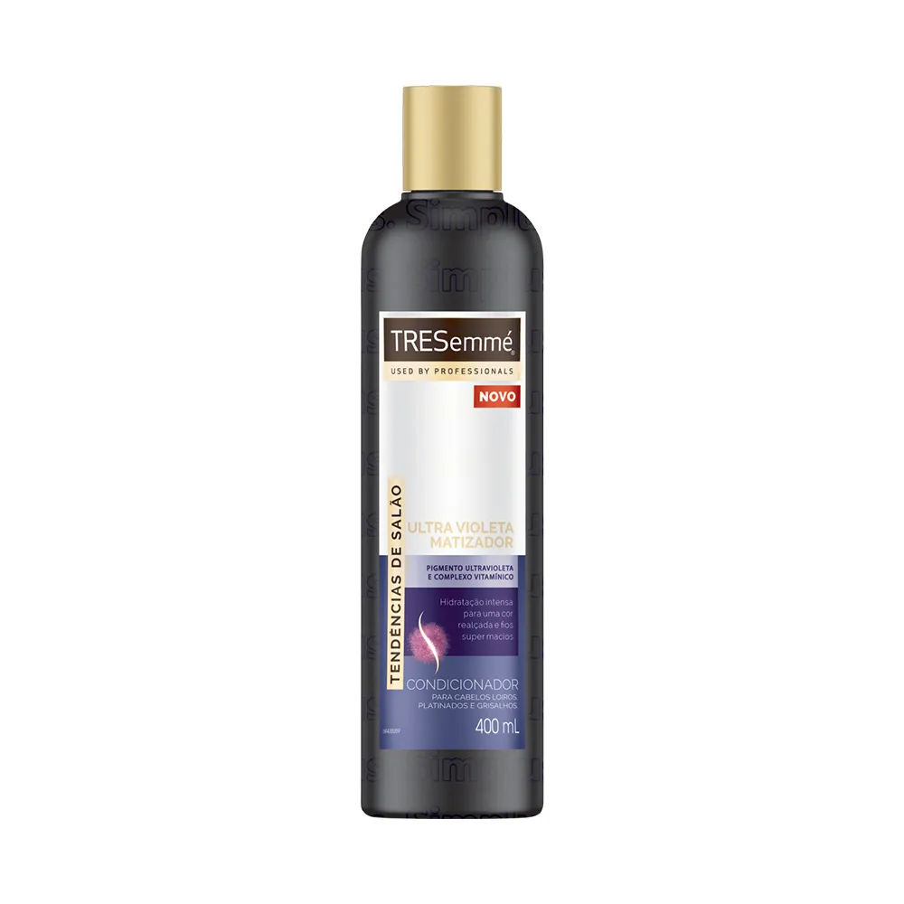 Condicionador Tresemme 400ml Ultra Violeta Matizador Tendências De Salão
