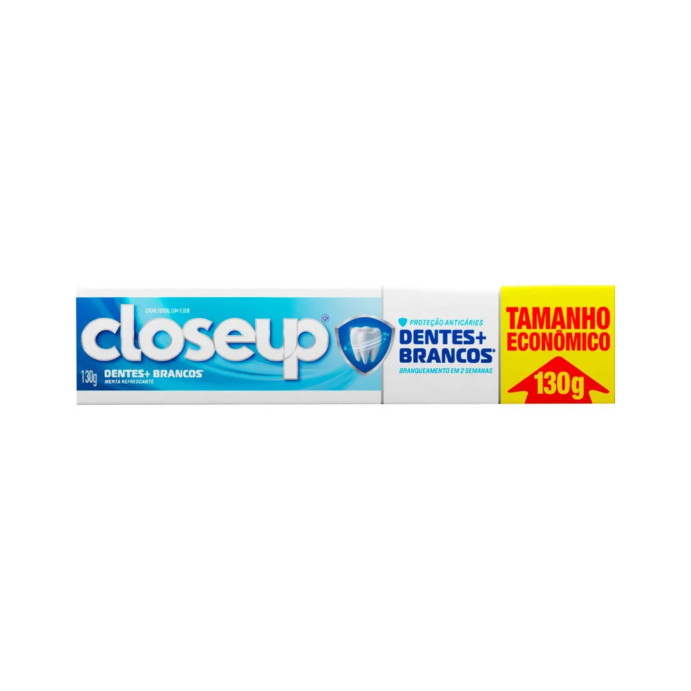 Creme Dental Close Up Dentes Mais Brancos 130g