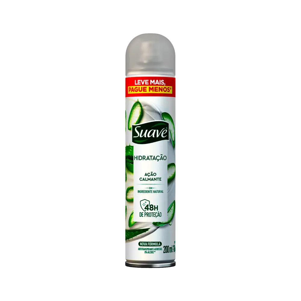 Desodorante Suave Feminino 200ml Leve + Pague - Aerossol Hidratacao  Especial