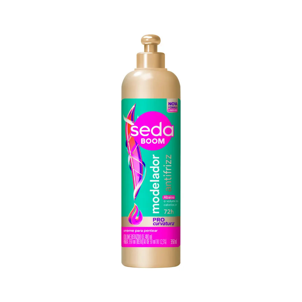 Creme para Pentear Seda Boom Modelador Antifrizz 350ml