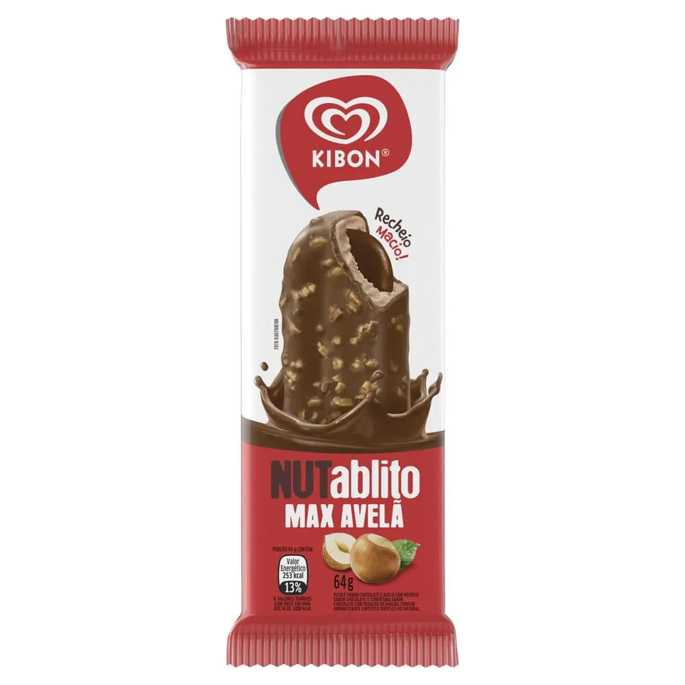 Picolé Kibon Tablito Max Avela 70ml