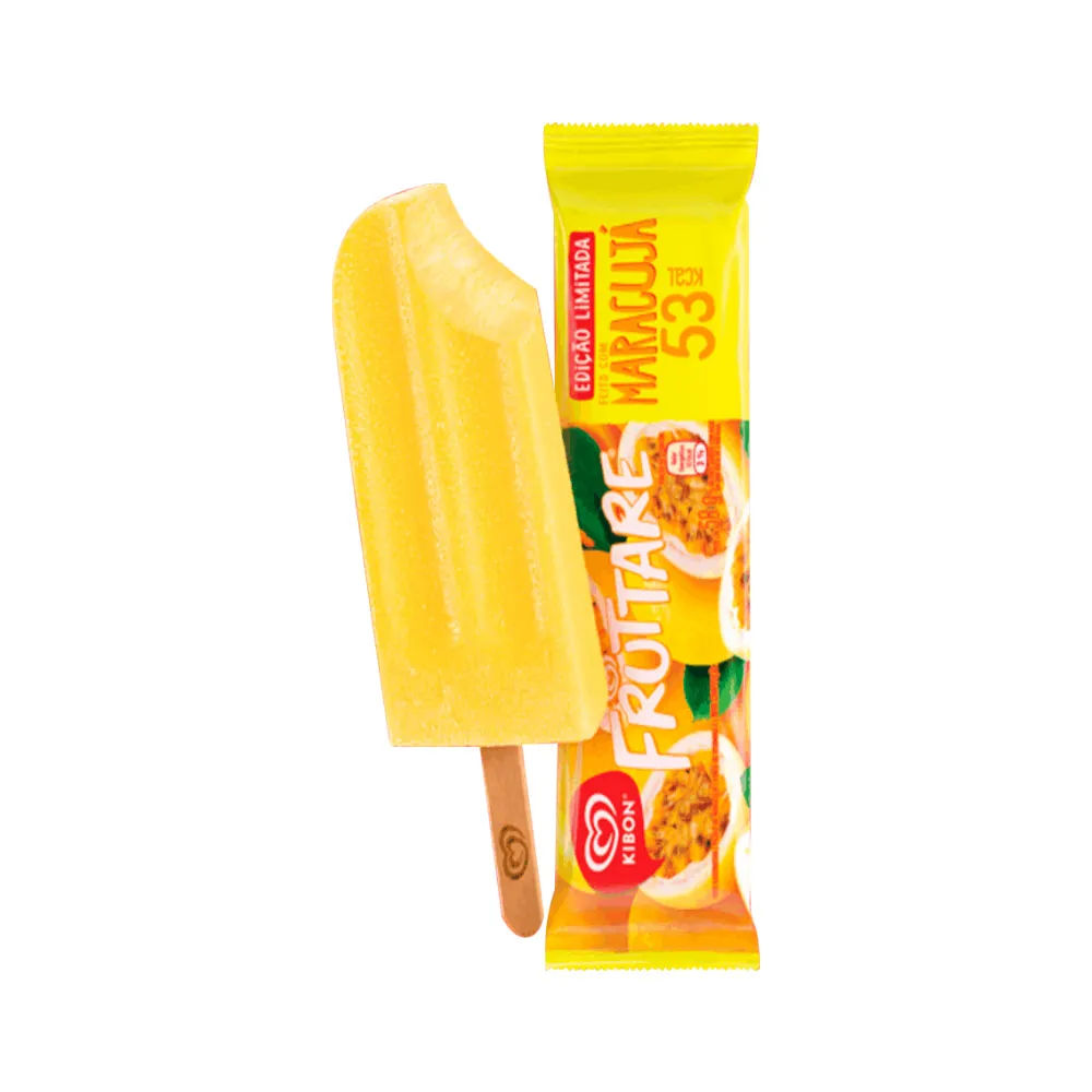 Kibon Sorvete Fruttare 58 Gramas Maracuja