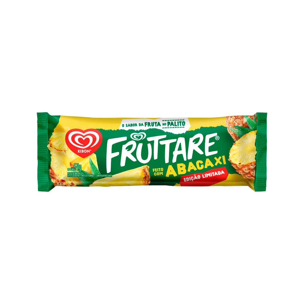 Picolé Kibon Fruttare Abacaxi 53ml