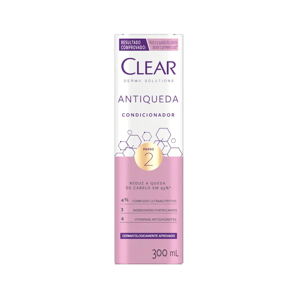 Condicionador Clear Antiqueda Passo 2 300ml