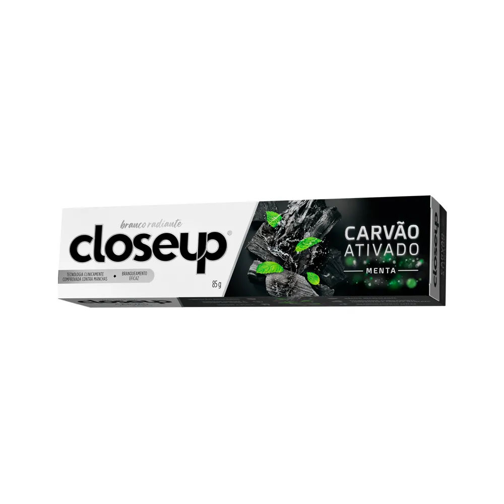 Creme Dental Close Up Carvão Ativado Menta 85g