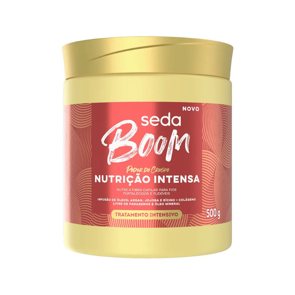 Mascara Para Tratamento Seda Boom 500gr Nutricao Intensa