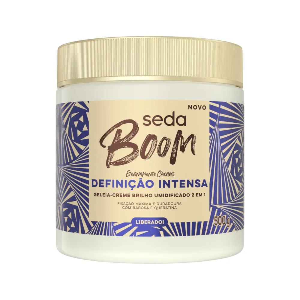Creme Capilar Seda Geleia Boom Definição Intensa 500g