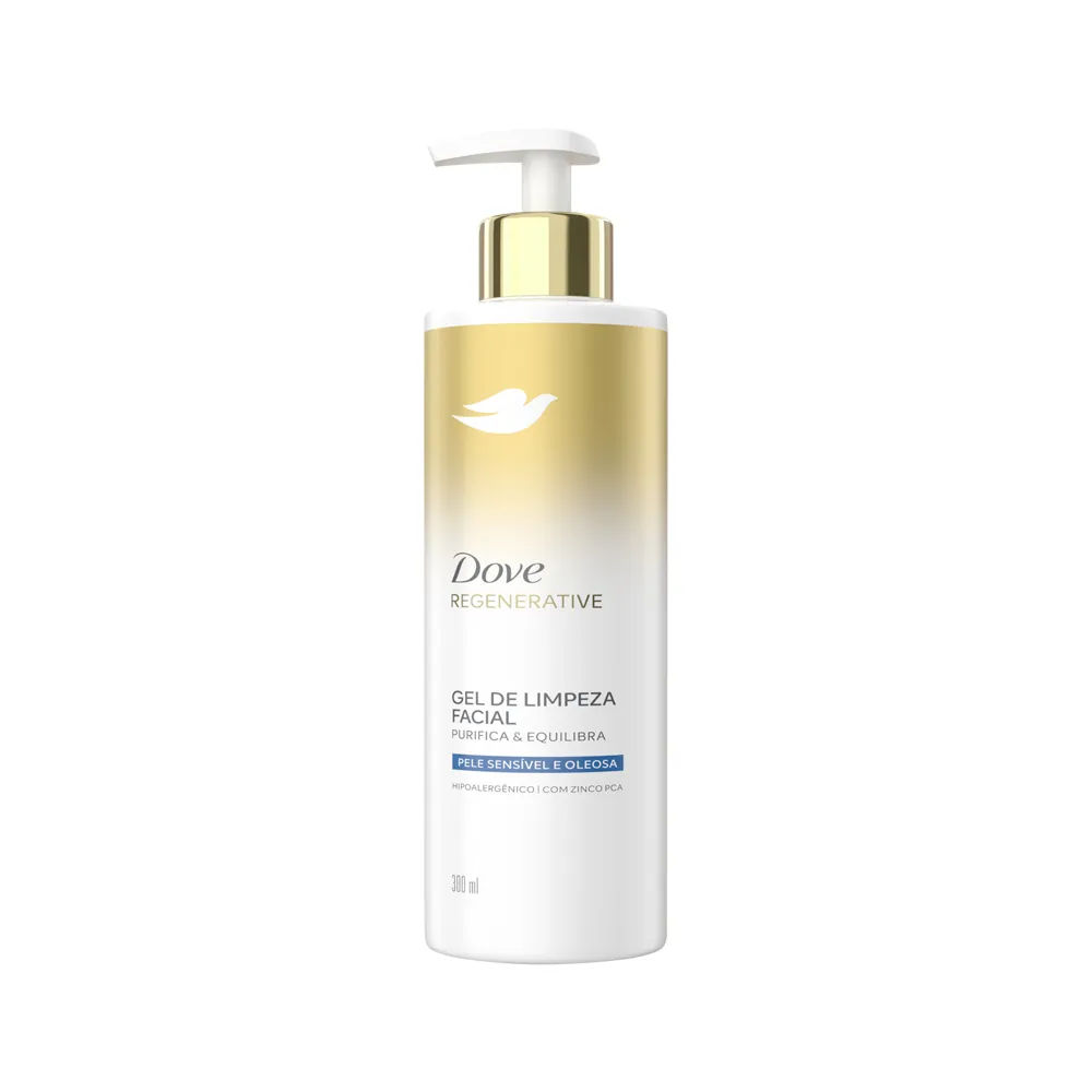 Gel de Limpeza Facial Dove Regenerative Purifica & Equilibra 300ml