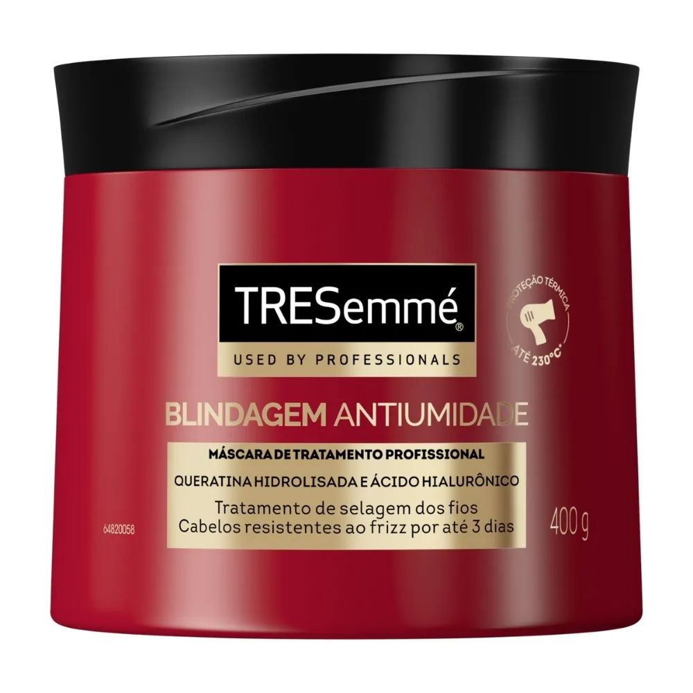 Máscara de Tratamento Capilar Tresemmé Blindagem Antiumidade 400g