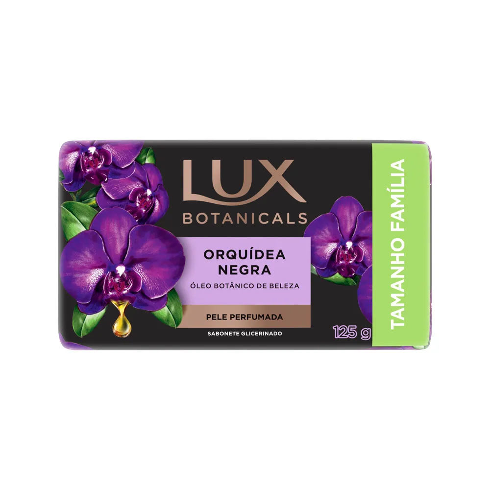 Sabonete Em Barra Lux Botanicals Orquidea Negra 125gr