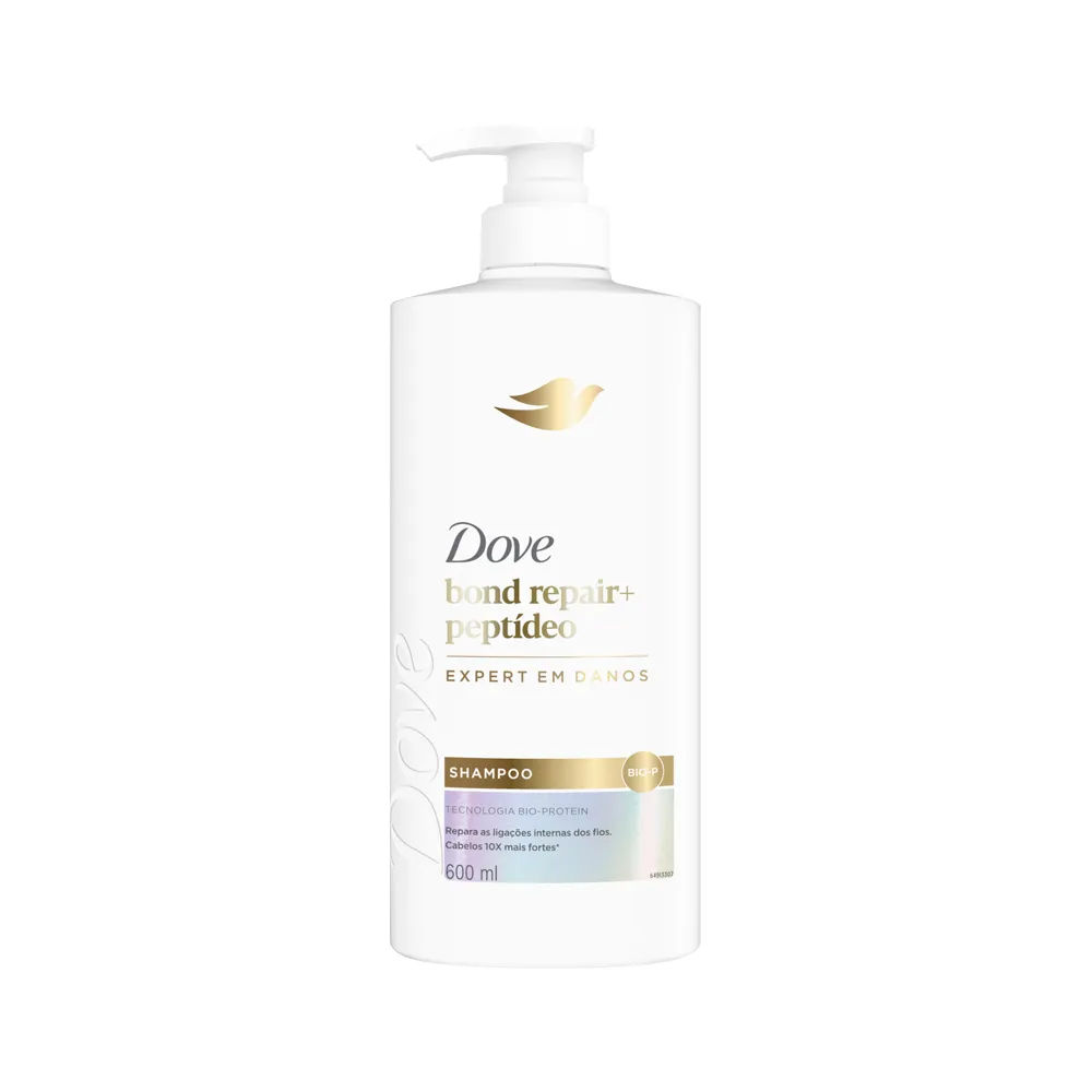 Shampoo Dove Bond Repair + Peptídeo Frasco 600ml