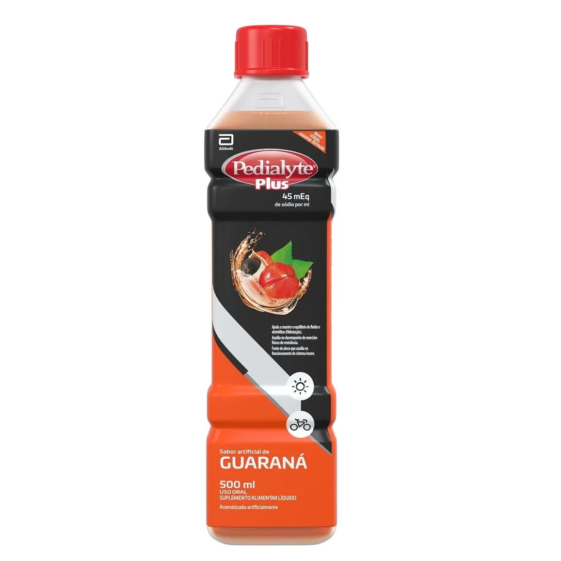Pedialyte Plus Active 500ml Guarana Abbott
