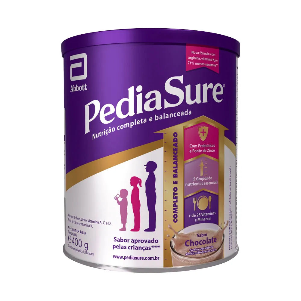 PediaSure Abbott 400g Sabor Chocolate