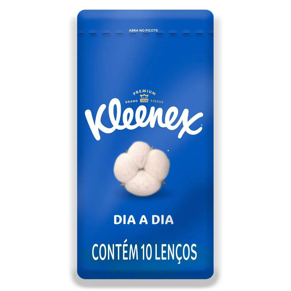 Lenços Kleenex de Bolso 10 Unidades