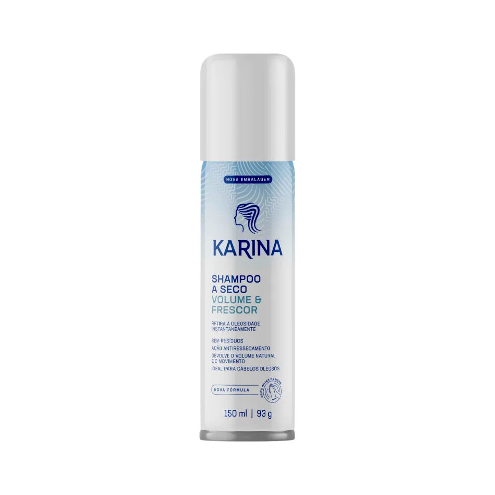 Shampoo Seco Karina Volume e Frescor 150ml