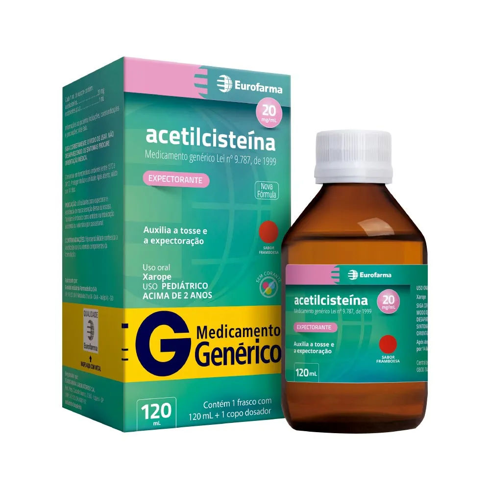 Acetilcisteina Eurofarma 120ml