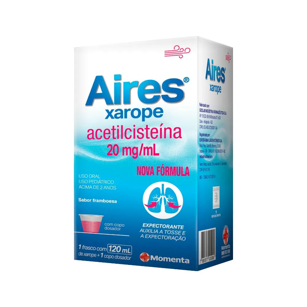 Aires Xarope 20mg/ml 120ml Momenta