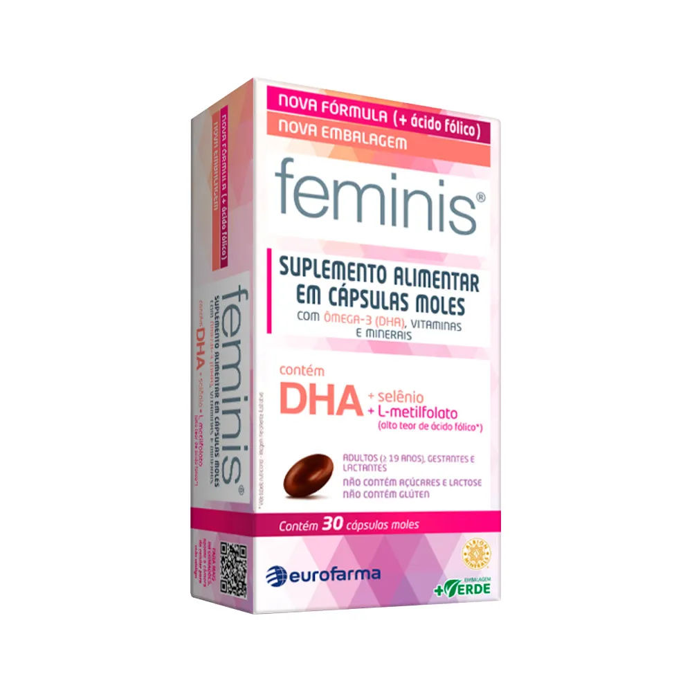 Suplemento Alimentar Feminis 30 Capsulas Moles