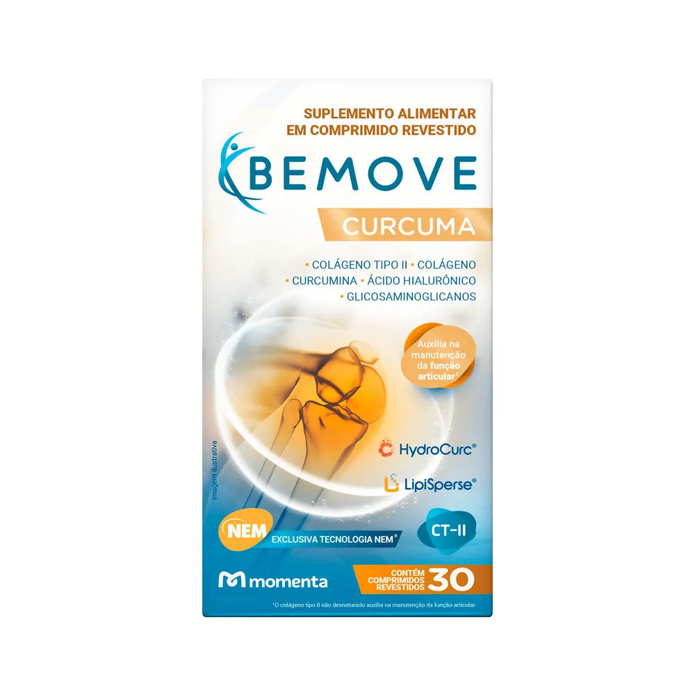 Bemove Cúrcuma 30 Comprimidos Momenta