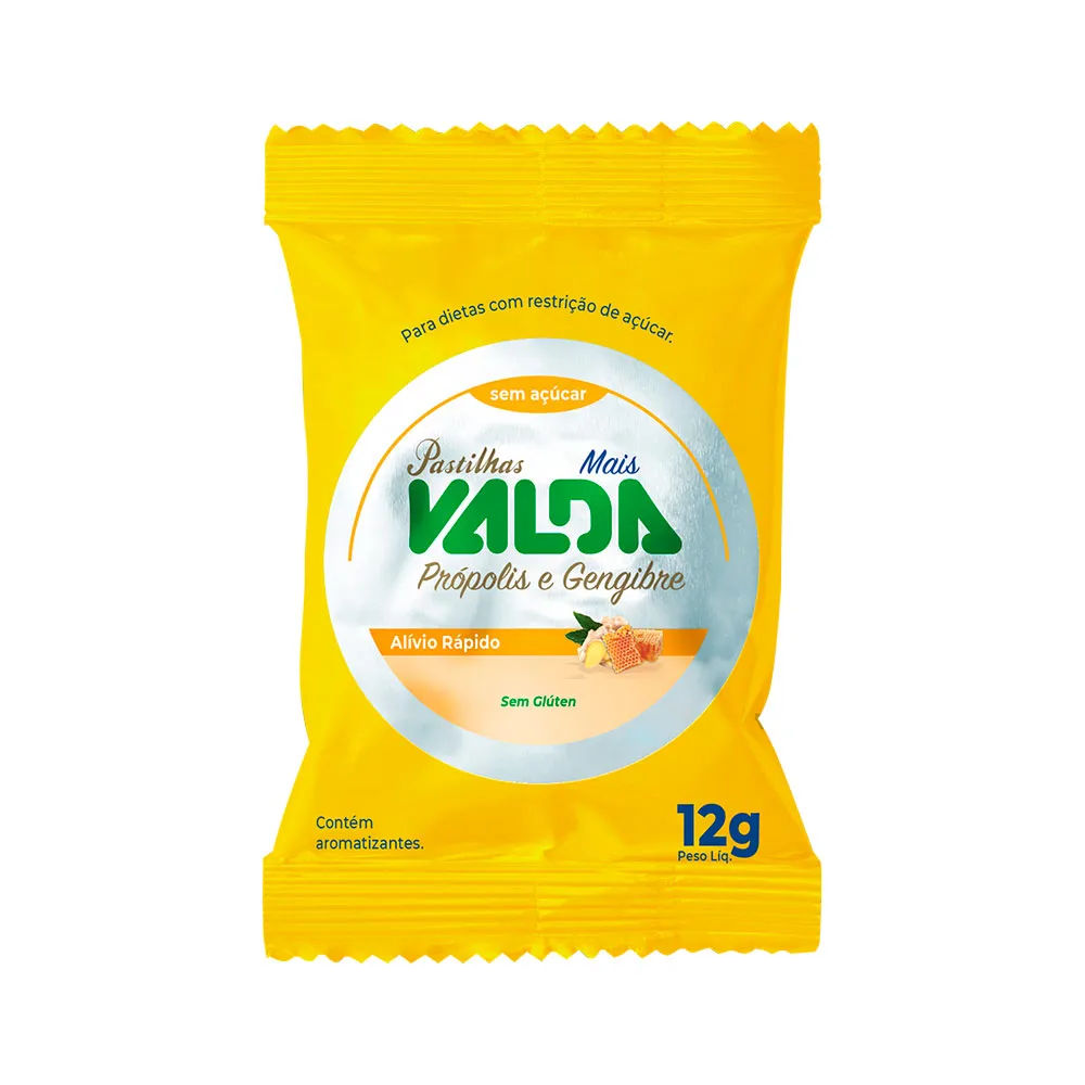 Valda Mais Própolis & Gengibre 12g