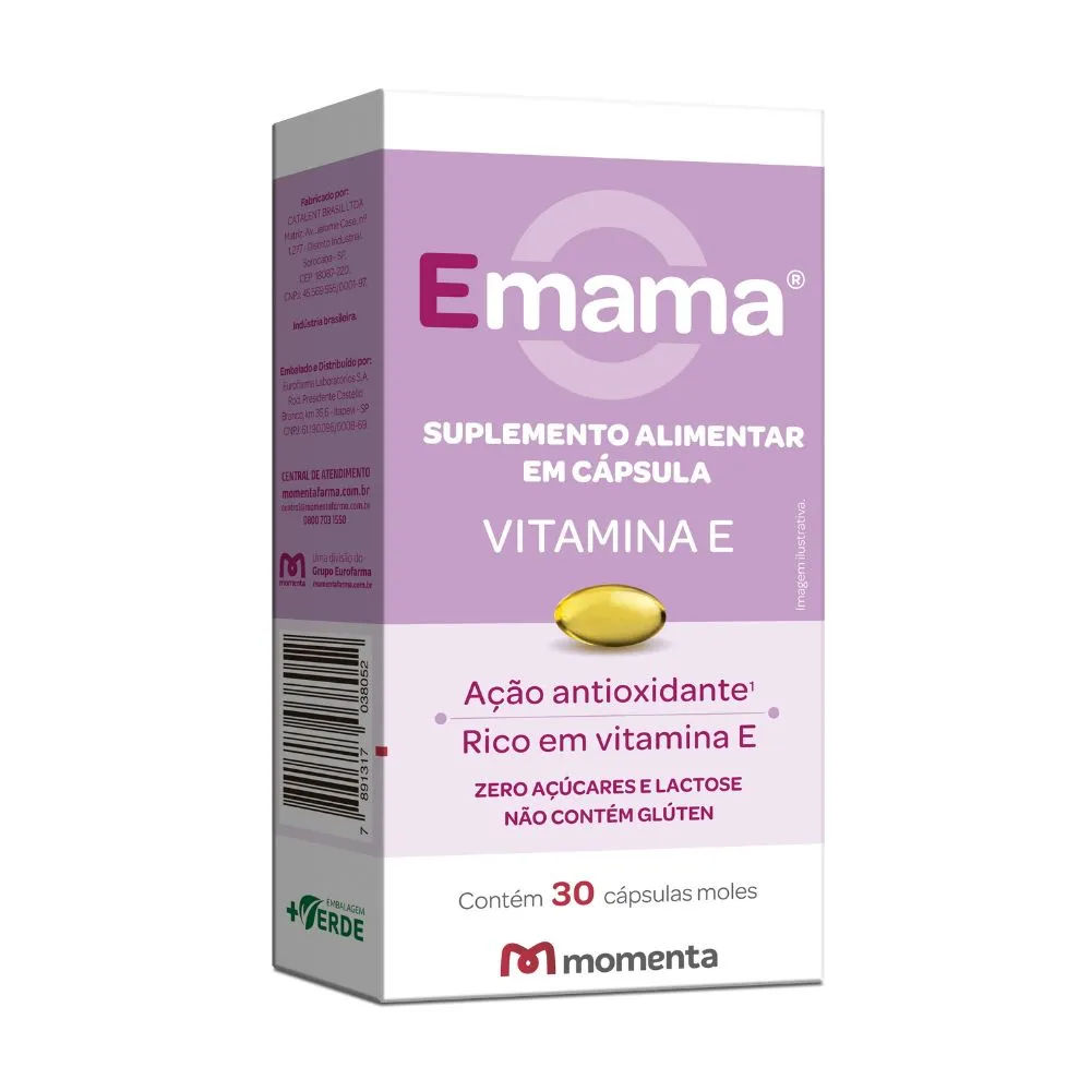 Emama 400mg 30 Cápsulas Momenta Novo
