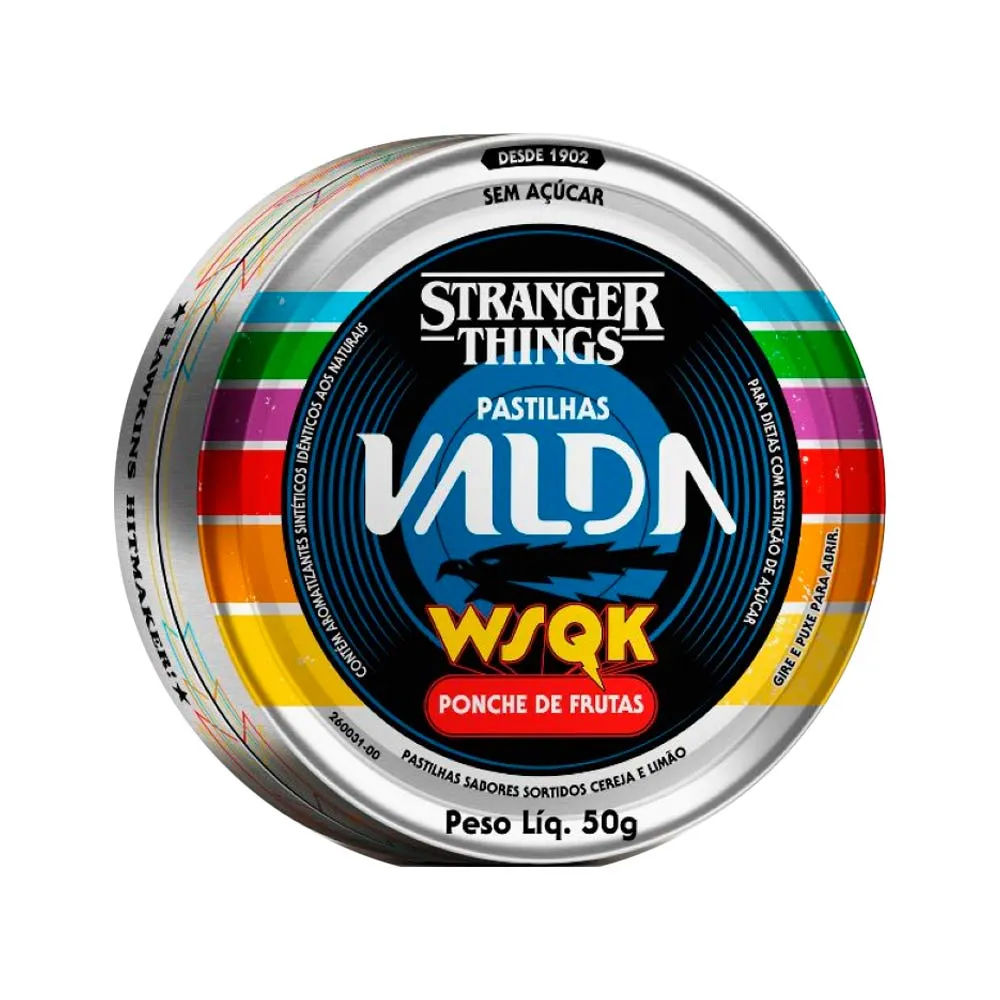 Valda Stranger Things Ponche de Frutas 50g