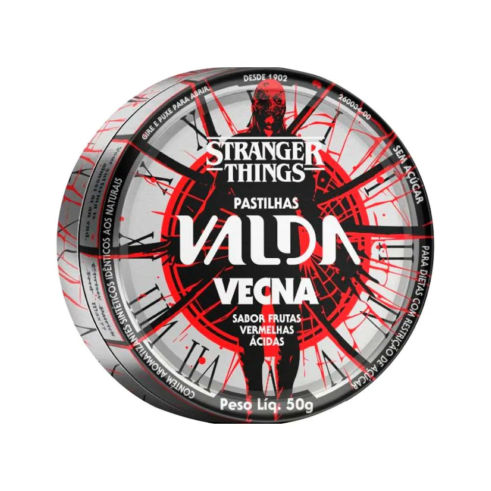 Valda Stranger Things Frutas Vermelhas 50g