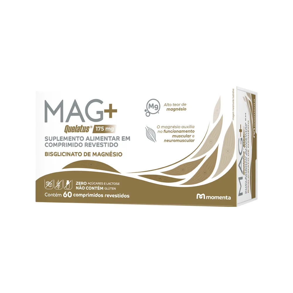 Mag+Quelatus 60 Comprimidos Revestidos Novo Momenta