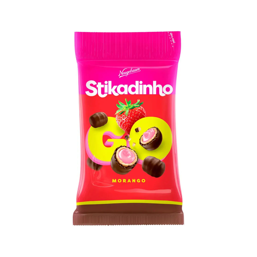 Chocolate Stikadinho Bibs Neugebauer Go Morango 40g