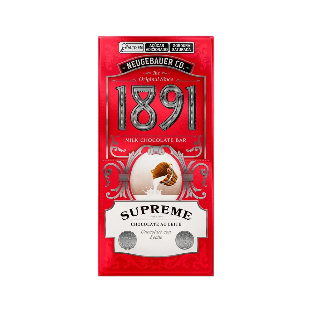 Chocolate Ao Leite 1891 Supreme 45g