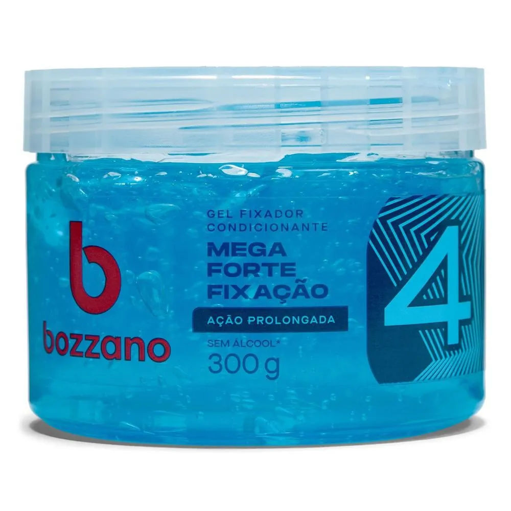 Gel Fixador Bozzano Ação Prolongada 4 Mega Forte 300g