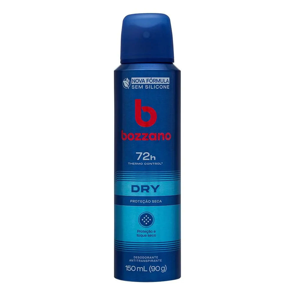 Desodorante Antitranspirante Aerossol Bozzano Dry 150ml