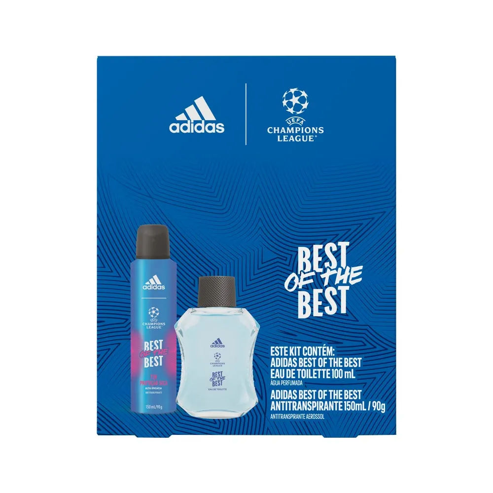 Kit Adidas Perfume 100ml+Deo 150ml