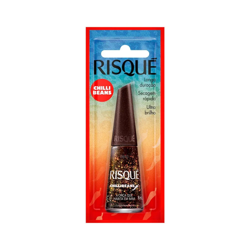 Esmalte Risque Chillibeans Efeito A Onca Que Habita 8ml