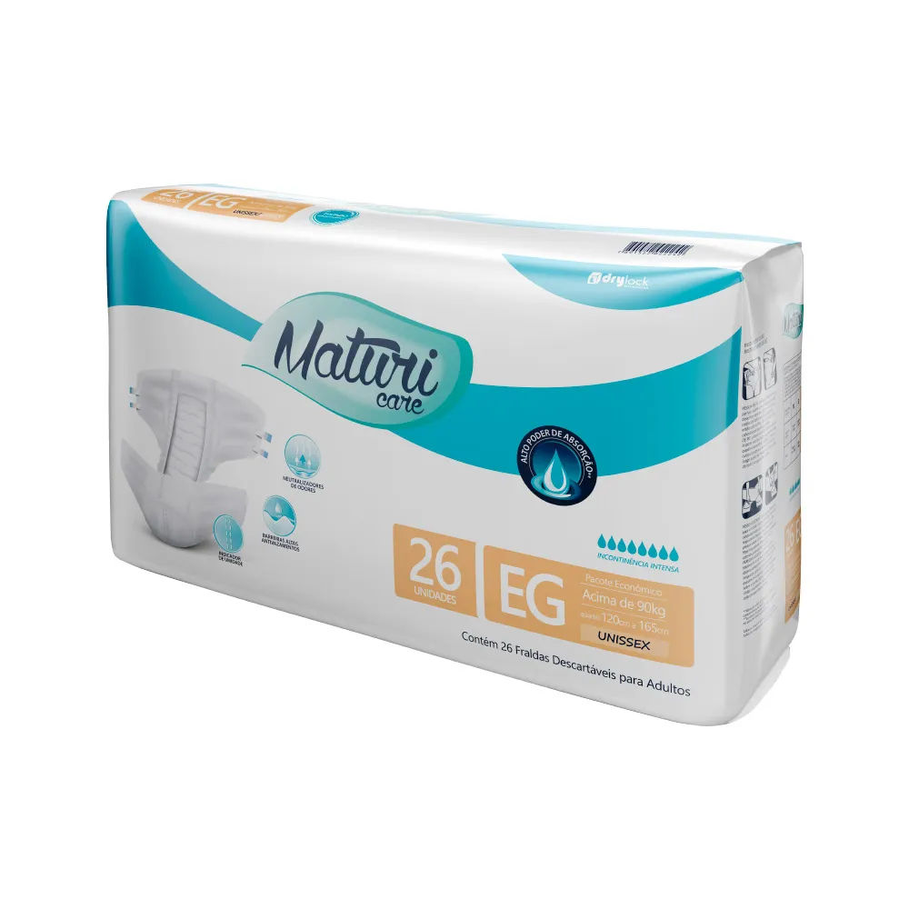 Fralda Maturi Care Confort EG 26 Unidades
