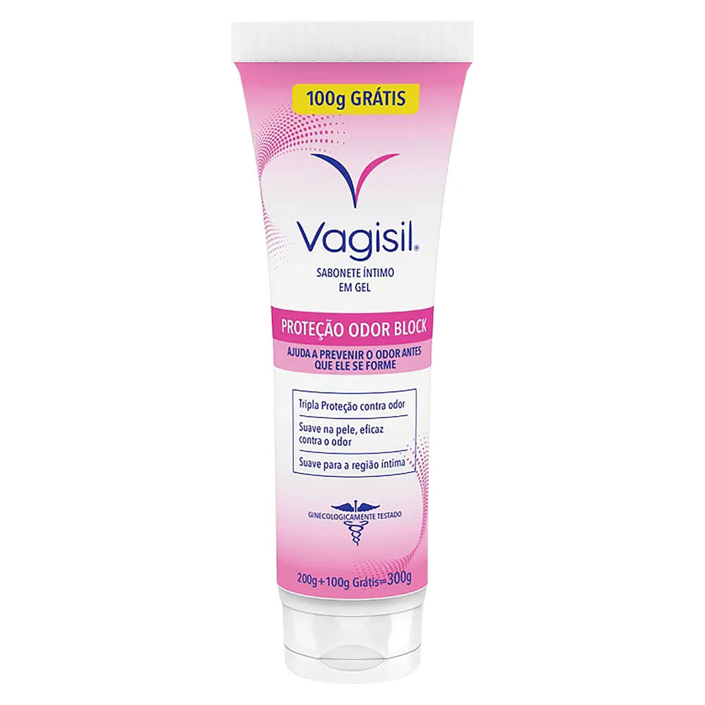 Sabonete  Líquido Intimo Vagisil 200G+Grátis 100G Odor Block