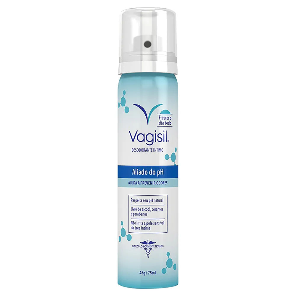 Desodorante Íntimo Vagisil 75ml Aliado do pH
