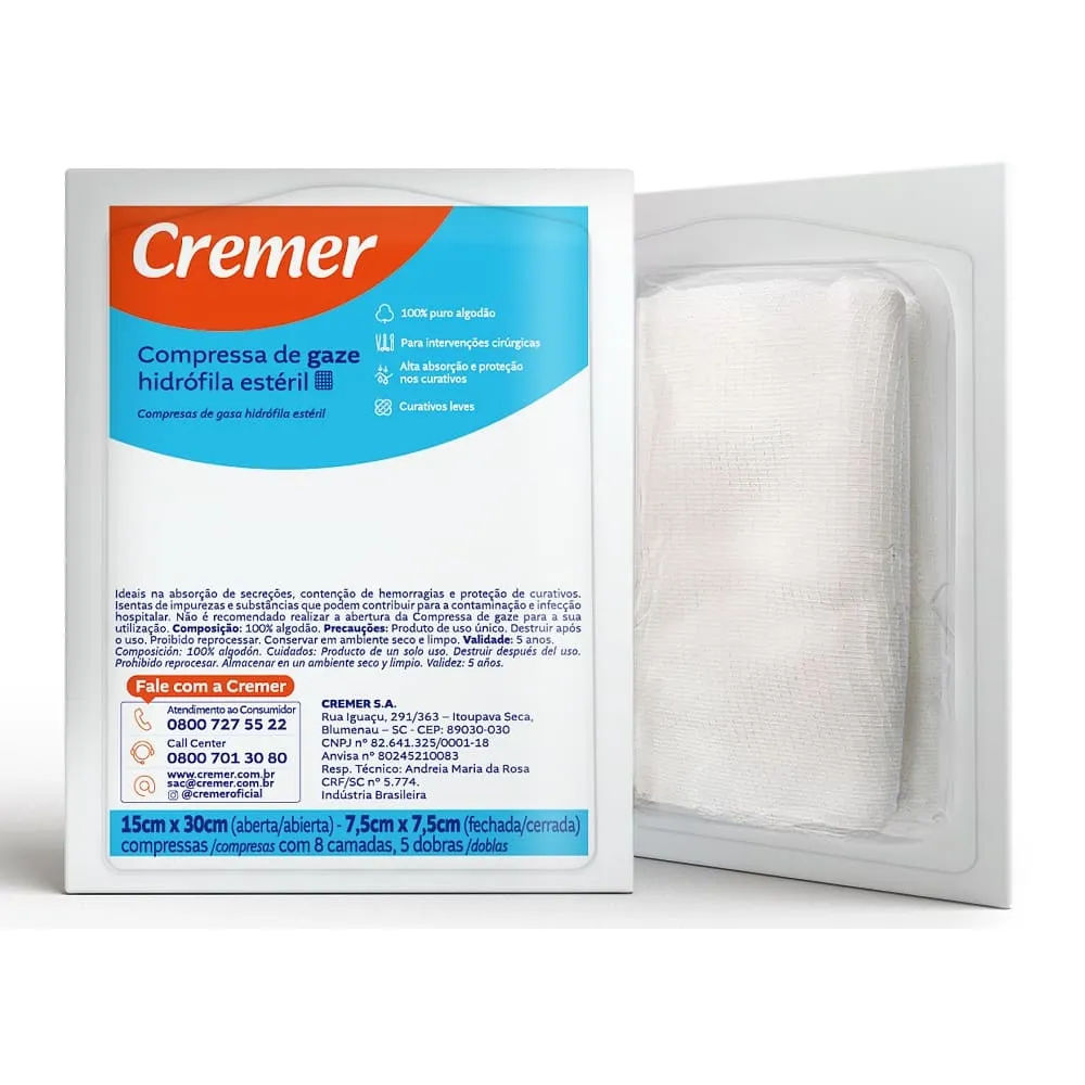 Compressa Gaze Cremer