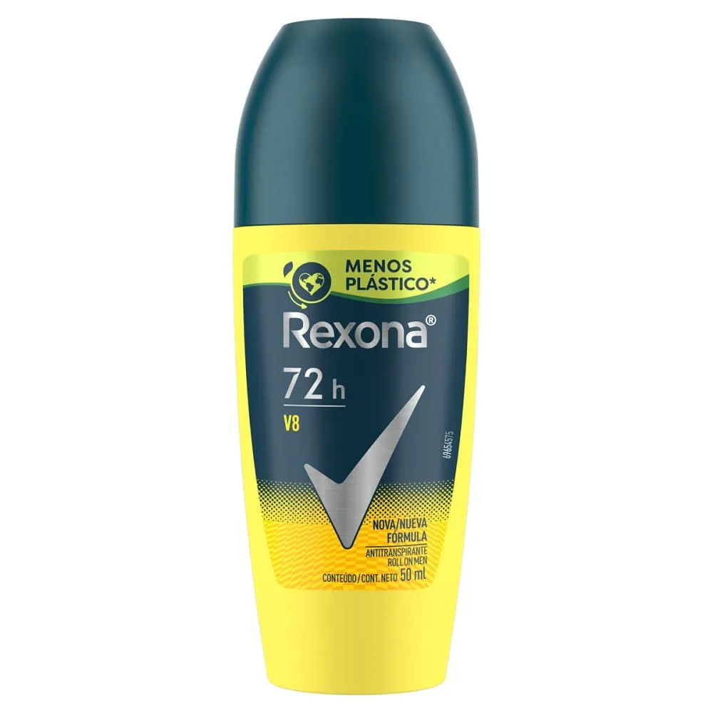 Desodorante Antitranspirante Roll-on Rexona Men V8 50g