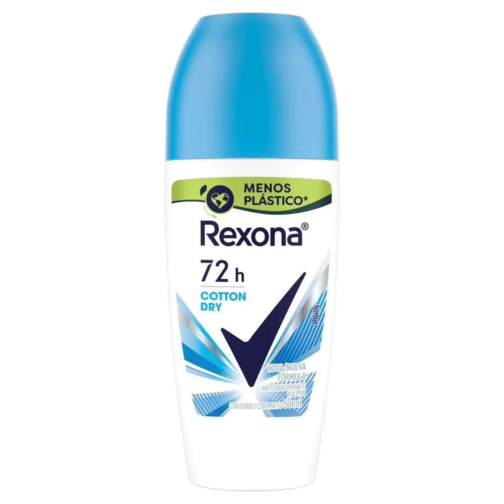 Desodorante Antitranspirante Roll-on Rexona Cotton 50g